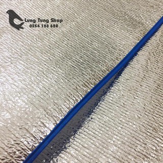 [ Dày 3.5ly - Viền xanh ] Chiếu ngủ trưa văn phòng cá nhân viền xanh dương