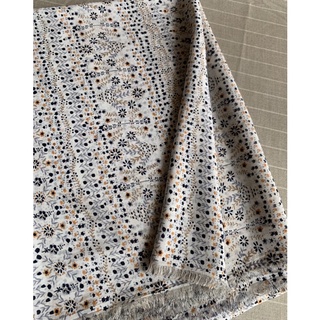 Vải voan chiffon hoa