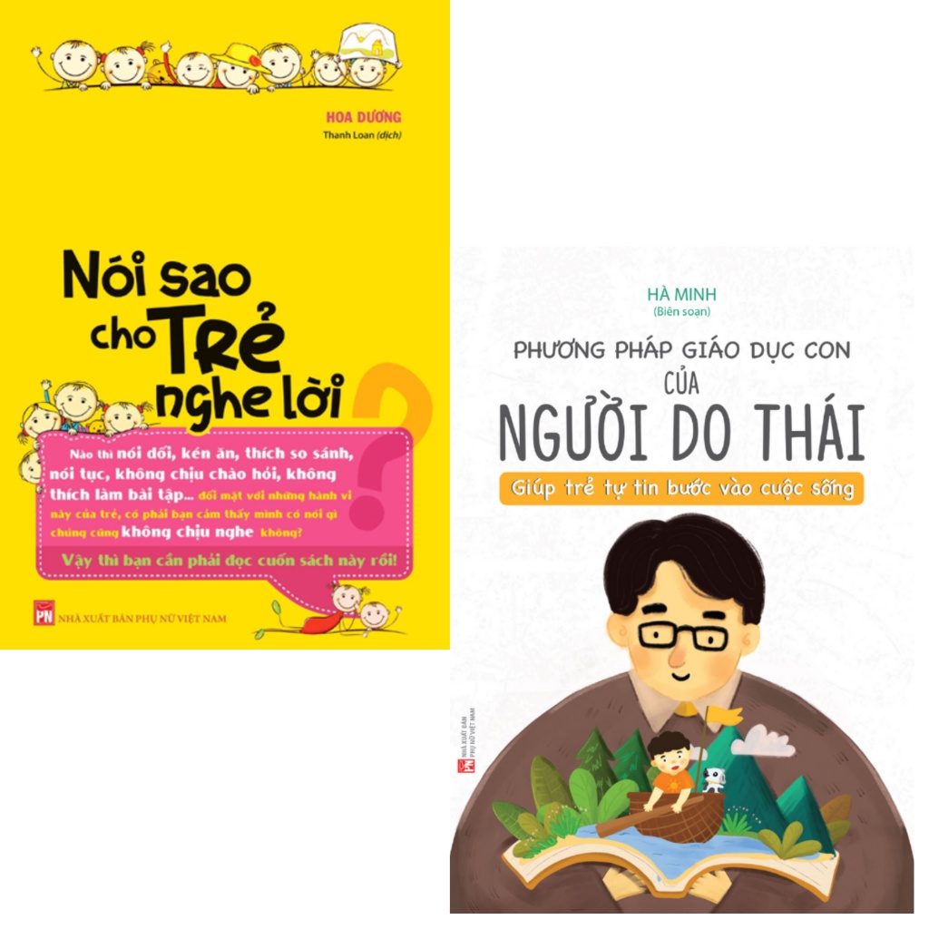 Sách - Combo 2 Cuốn Sách Nuôi Dạy Con: Phương Pháp Giáo Dục Con Của Người Do Thái+ Nói Sao Cho Trẻ Nghe Lời (ML)
