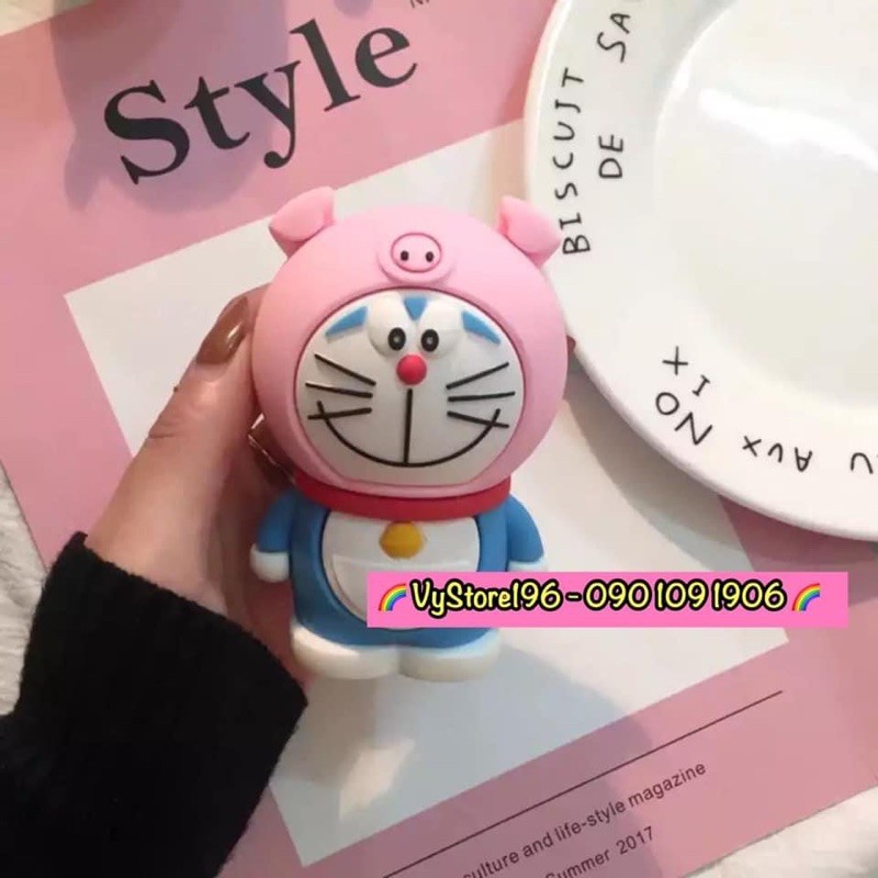SẠC DỰ PHÒNG ĐOREMON COSPLAY 12 CON GIÁP DỄ THƯƠNG & BỌC SILICONE BẢO VỆ ❤️❤️❤️