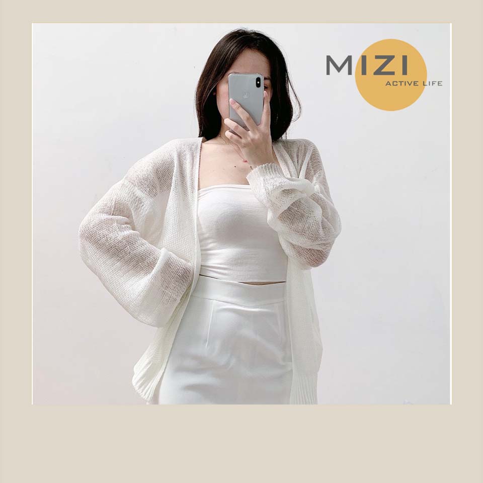 Áo cardigan nữ len mỏng form rộng dệt kim ulzzang dáng dài MIZI CD01 | BigBuy360 - bigbuy360.vn