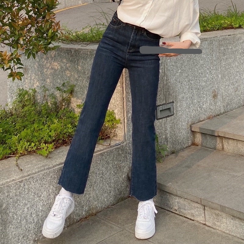 Quần Jeans Ống Đứng Rua Ống Nữ Fullsize Co Giãn Ulzzang Q66 | WebRaoVat - webraovat.net.vn