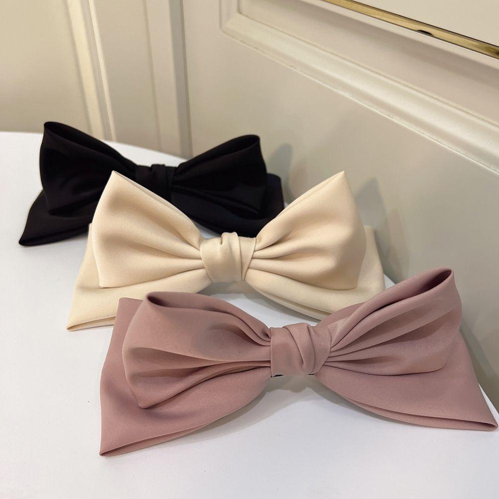 Kẹp Tóc Hình Nơ Cỡ Lớn Phong Cách Retro Thời Trang Mùa Hè Cho Nữ