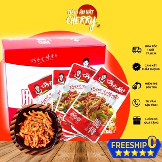 Sườn sụn cay tứ xuyên 1 hộp 20 bịch chỉ có 79k