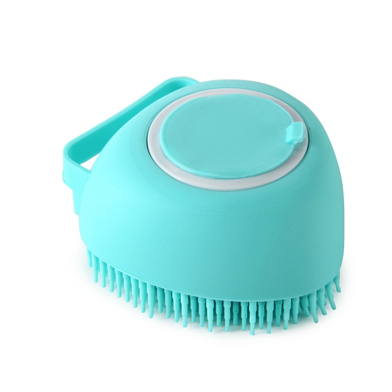 Bàn chải tắm massage cho thú cưng chất liệu silicon