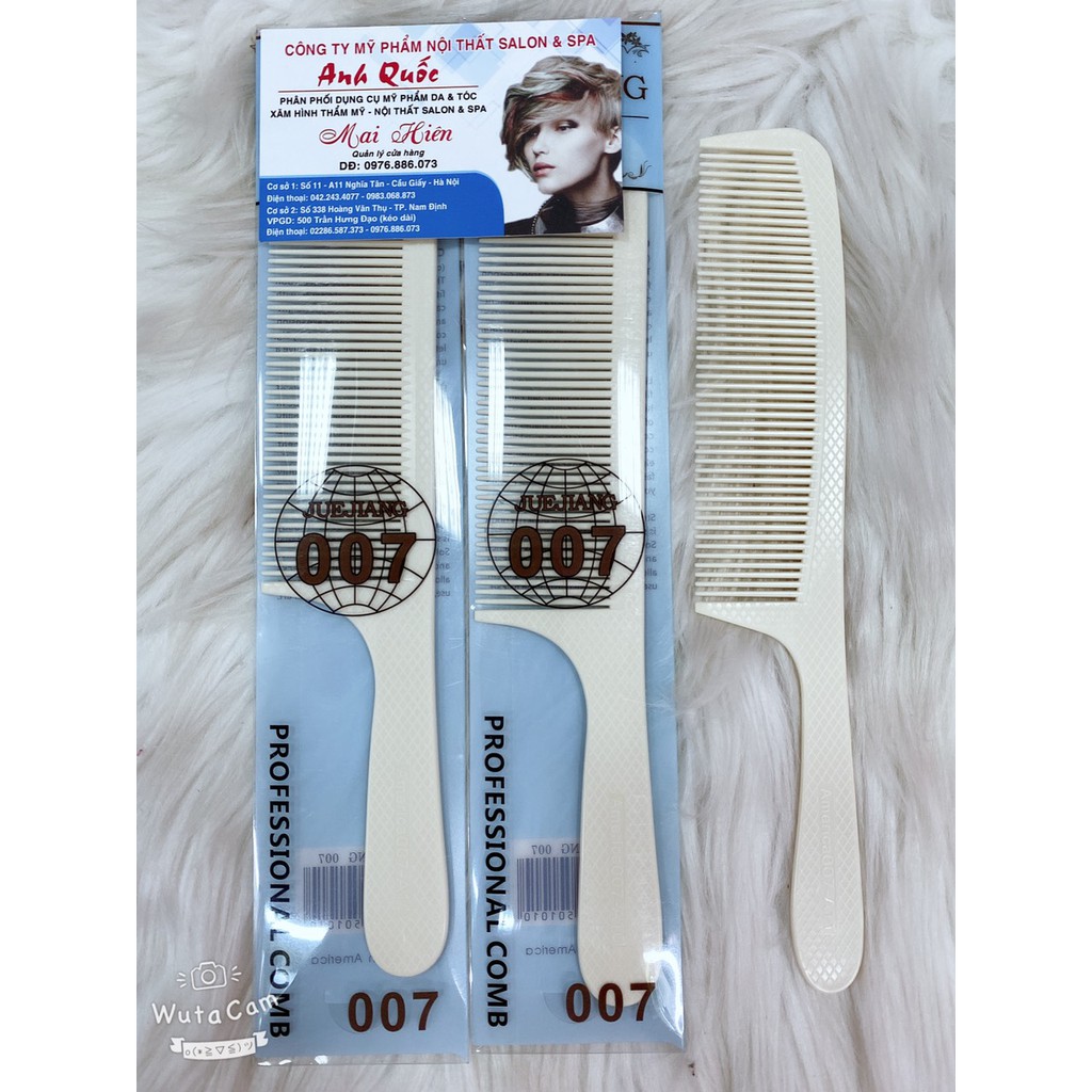lược cắt tóc 007 bản to