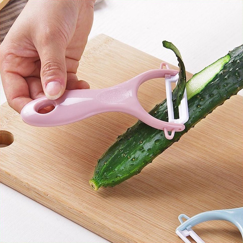 Dụng Cụ Gọt Vỏ Trái Cây, Rau Củ  Lưỡi Sứ Sắt Bén An Toàn - MTDDT