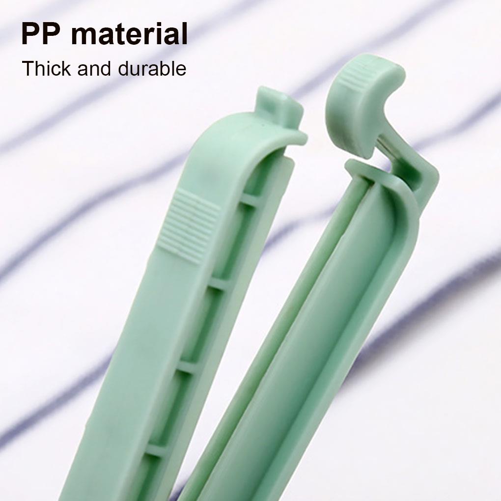 [choosewho1] Set 12 Kẹp Niêm Phong Túi Nhựa Đựng Thực Phẩm Tươi Trẻ Nhiều Màu Sắc