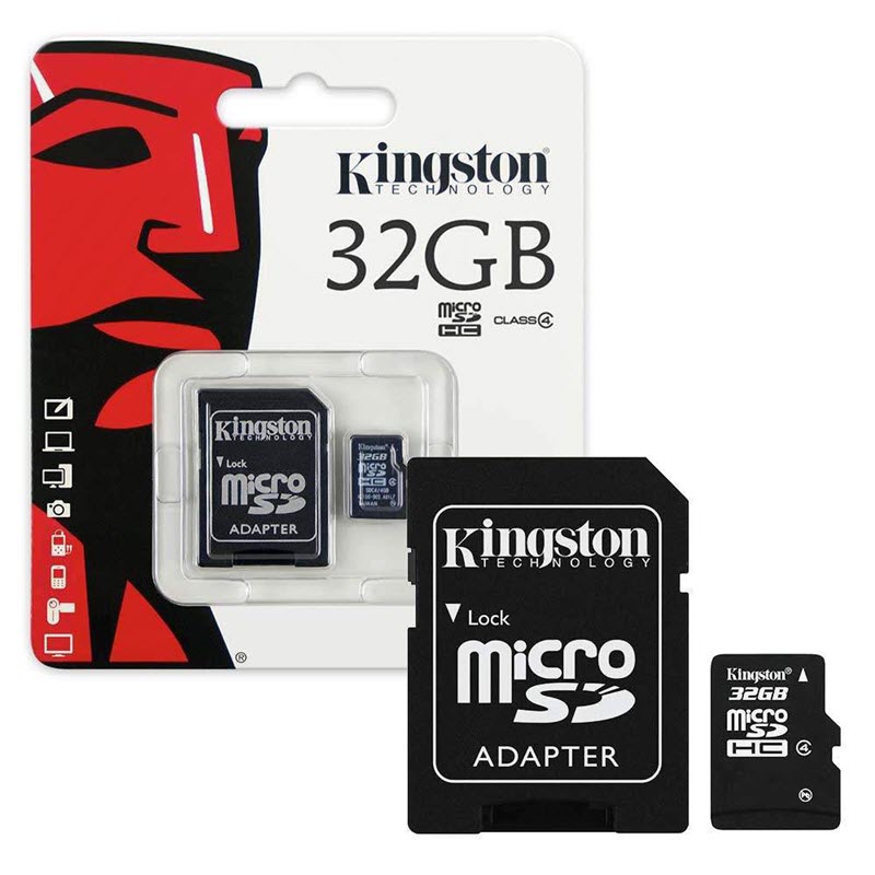 Thẻ nhớ 32G 64G 128G Kingston Micro-SD chuyên dụng cho camera giám sát, camera hành trình, điện thoại chính hãng