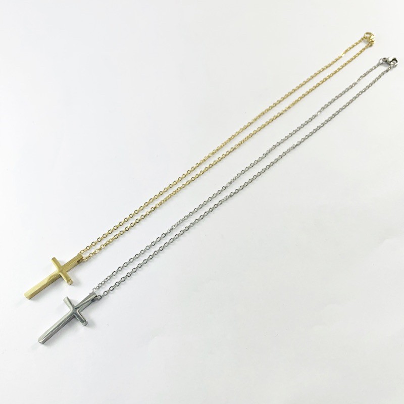 Vòng cổ thánh giá trơn 02