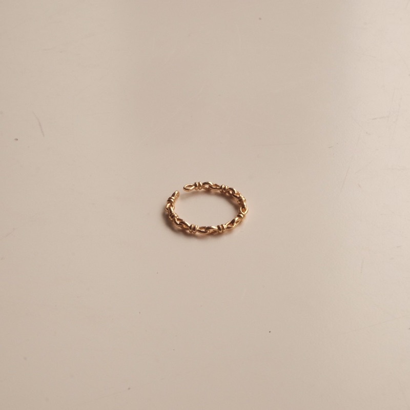 Nhẫn bạc 925 mạ vàng 18k - 012