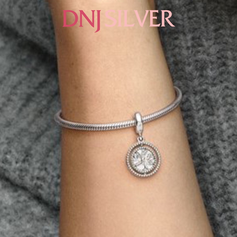 Charm bạc 925 cao cấp, hàng chuẩn bạc - Charm Spinning Family Tree thích hợp để mix vòng tay charm - DN248