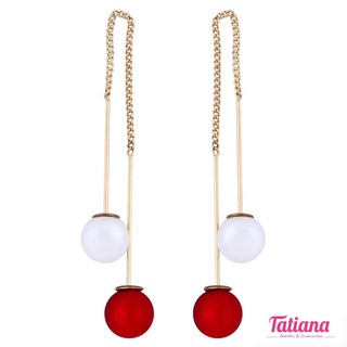 Bông tai opal drop color pearl - Tatiana - b2716