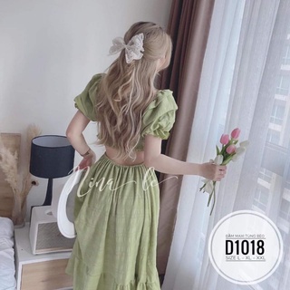 ĐẦM MAXI KHOÉT EO 2 BÊN BIGSIZE (L-2XL)
