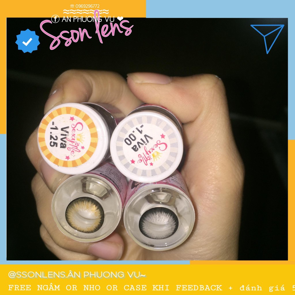 (CÓ CẬN) Mẫu Viva 14.2mm - Vassen Contact Lens Kính áp tròng