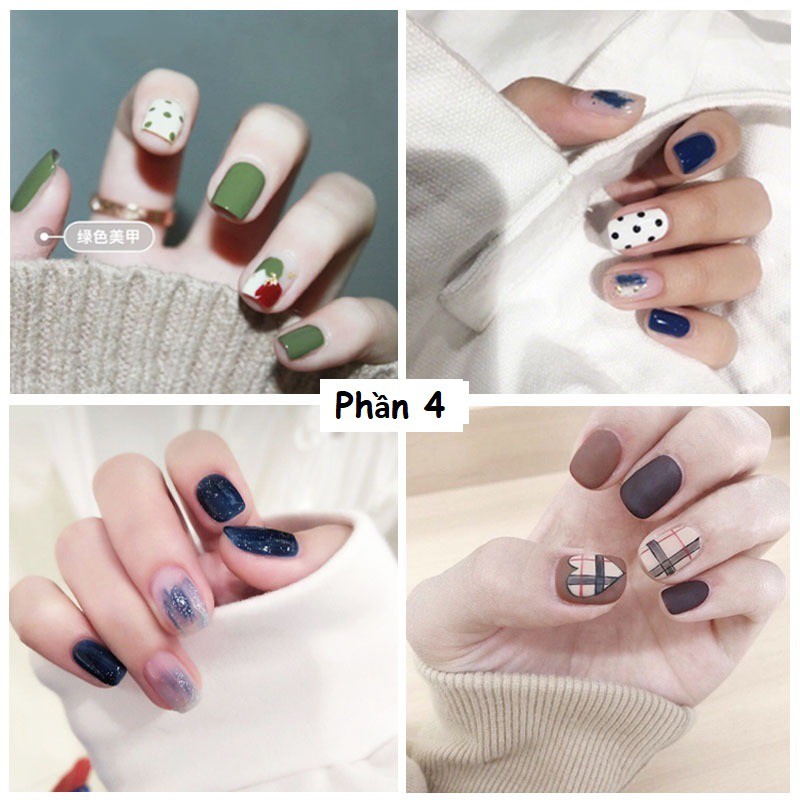 [TẶNG DŨA MÓNG] Nail wraps/dán móng tay 80 mẫu siêu xinh siêu rẻ (phần 4)