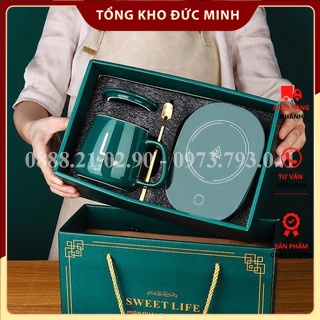 Bộ cốc hâm nóng đa năng Sweet Life chính hãng, Hộp sang trọng.