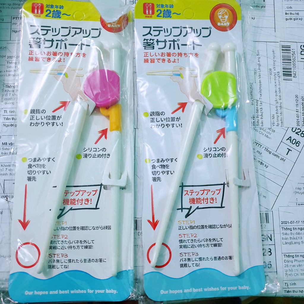 Đũa Tập Ăn Dặm Cho Bé, Giúp Bé Rèn Luyện Tự Lập. Hàng Xuất Nhật