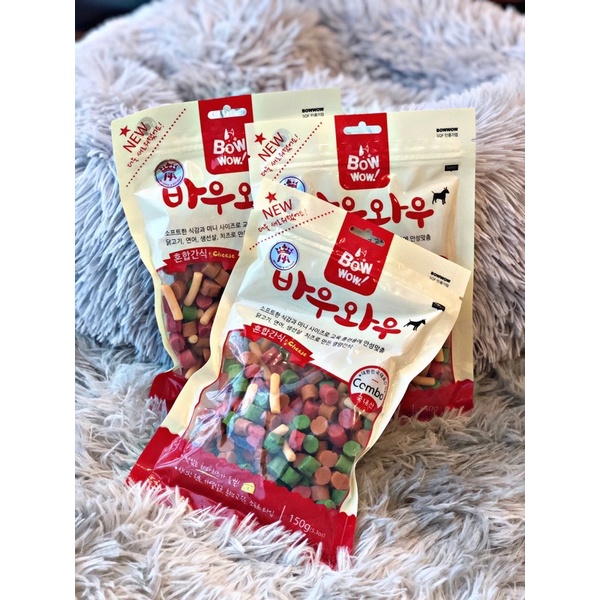 Snack hỗn hợp cho chó Bowow