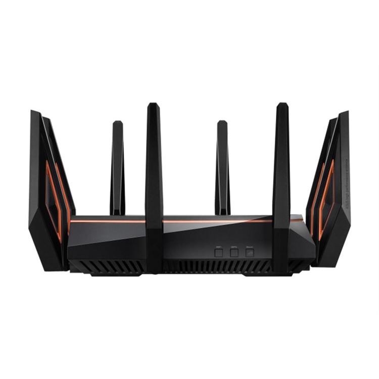 Bộ Phát Sóng Wifi Router Chuẩn Wifi 6 AX11000 Ba Băng Tần Asus GT-AX11000 Gigabit Đen