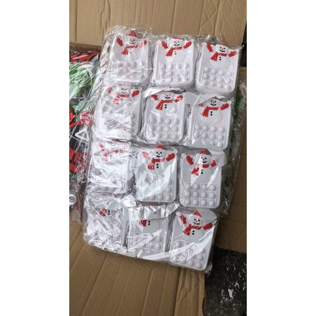 ) - Túi Đeo Chéo Pop it Hình Noel