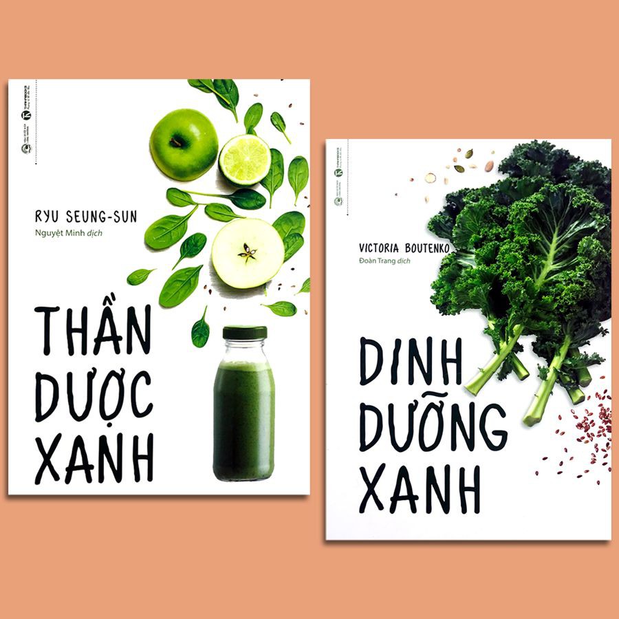 Sách - Combo 2 cuốn: Dinh Dưỡng Xanh + Thần Dược Xanh (lẻ tùy chọn)