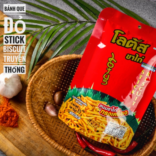 Bánh Que Đỏ Stick Biscuit - Gói 25gr