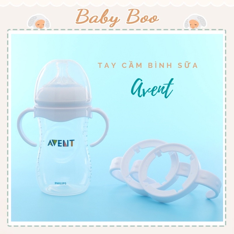 Tay cầm bình sữa Avent Natural cổ rộng [ babyboo]
