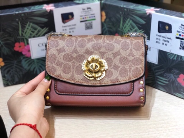 TÚI COACH PARKER MINI sz 19 fullbox sang chất