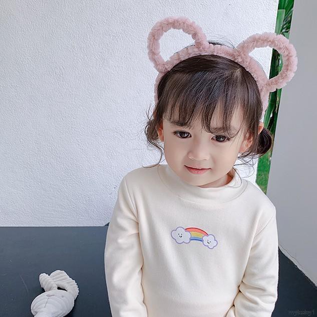 Băng đô lông có hình tai động vật xinh xắn dành cho bé