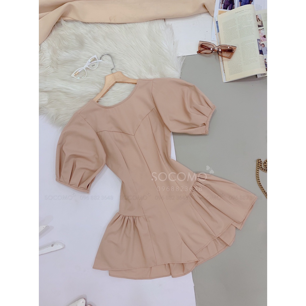 Jumpsuit Cổ Tròn Tay Lỡ 3 Màu - Hàng loại 1,chất đẹp - Giá tốt - 100% ảnh Socomo tự chụp