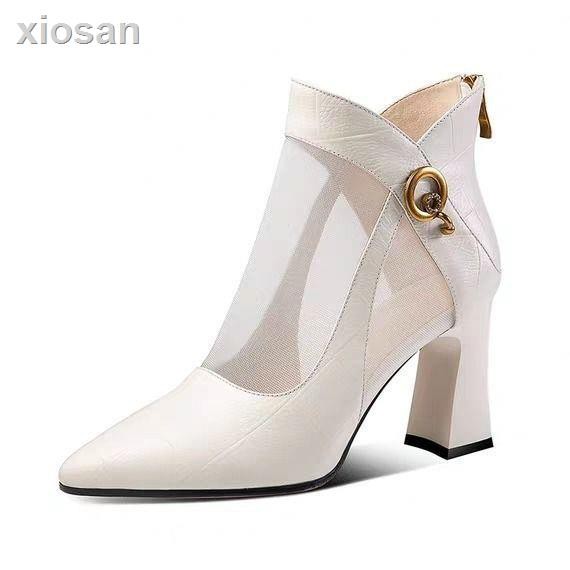 Giày cao gót phối lưới mỏng thời trang mùa xuân hàn quốc 2020 dành cho nữ | BigBuy360 - bigbuy360.vn
