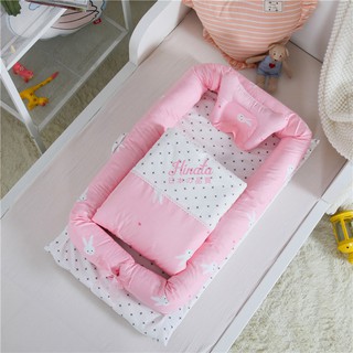 Giường nệm cho trẻ Hinata N02 kèm chăn