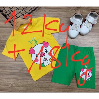 Combo 5 bộ cho bé gái 12kg và 18kg