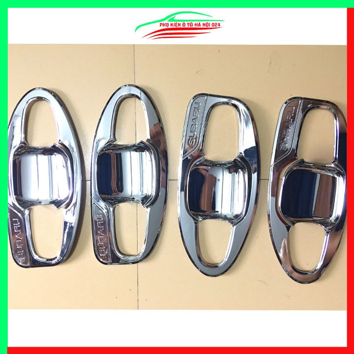 Ốp hõm mạ crom Subaru Forester 2020-2021 sáng bóng chống trầy bảo vệ cửa xe ô tô