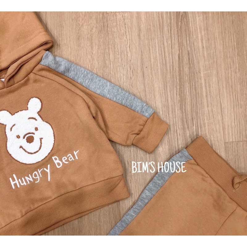 Bộ nỉ gấu pooh