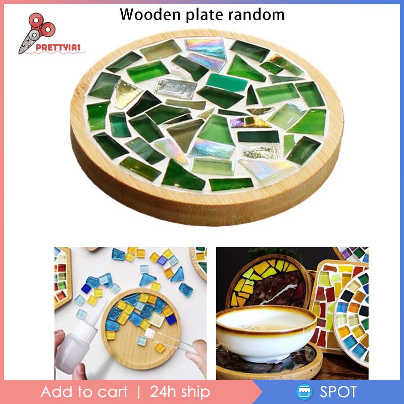 1 Bộ Miếng Lót Ly Họa Tiết Mosaic Tự Làm Thủ Công Nhiều Màu Trang Trí Nhà Cửa Cho Bé