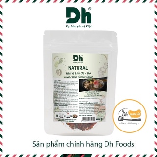 Gia vị nấu lẩu dê bò 64gr - Dh Foods Natural (Chất lượng - nguyên liệu tự nhiên)