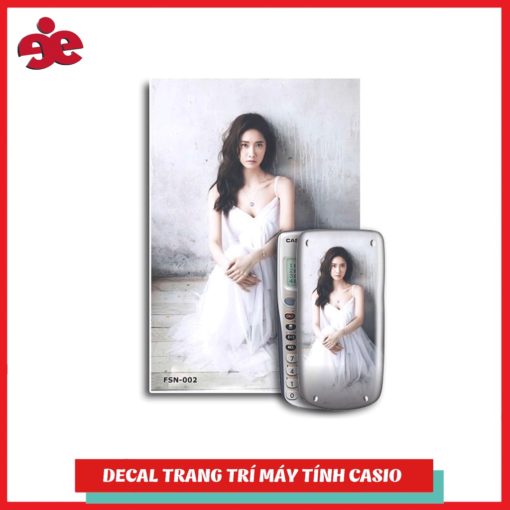 DECAL TRANG TRÍ MÁY TÍNH CASIO FX 580, 570