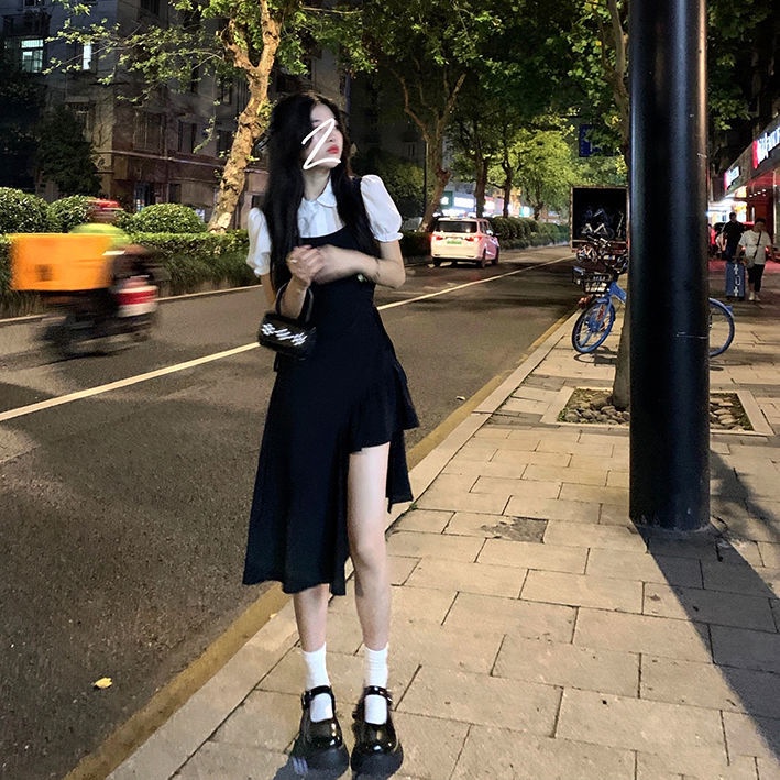 Jiashucheng Đầm Ôm Eo Phong Cách Preppy Nhật Bản Thời Trang Xuân Hè 2022 Mới Cho Nữ