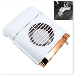 Quạt mát gắn trên ghế thổi lưng trên ô tô giải nhiệt hiệu quả 🤗cho chuyến đi đường dài 🤗(trắng)