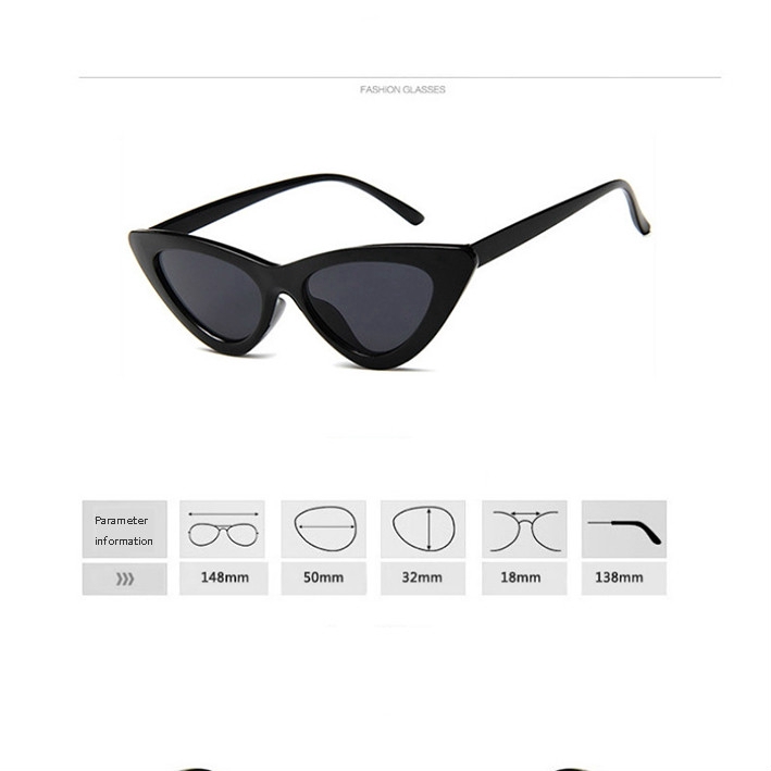 Woman cat eye sunglasses retro European and American fashion sexy glasses | BigBuy360 - bigbuy360.vn