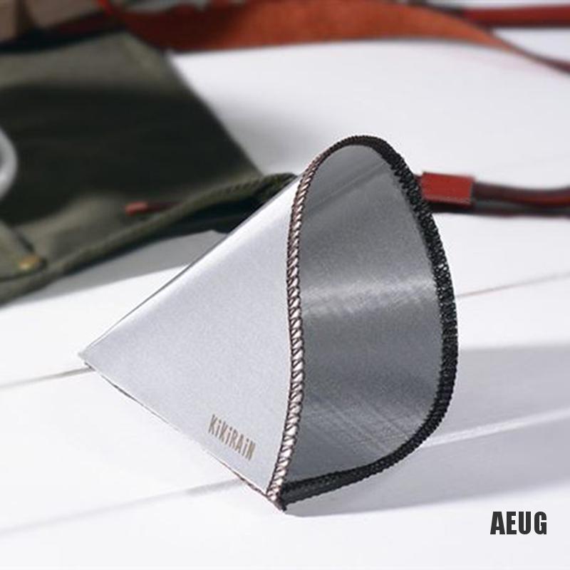 [AIU]  Reusable Pour Over Coffee Filter Flexible Stainless Steel Mesh Coffee Filter