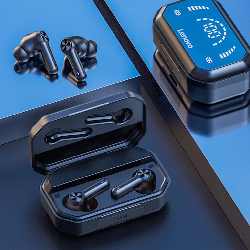 Tai nghe bluetooth Lenovo LP3Pro có đèn LED hỗ trợ giảm tiếng ồn thiết kế nhỏ gọn thích hợp dùng khi tập luyện thể thao