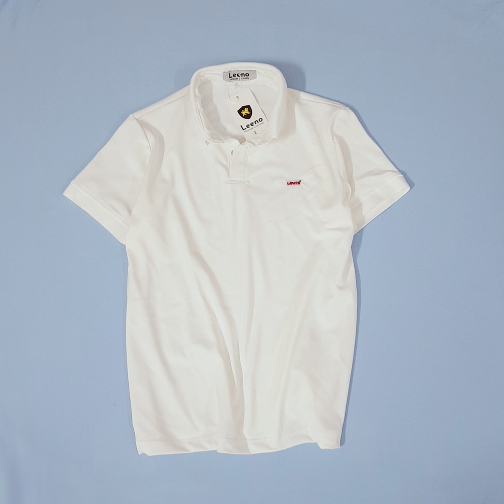 Áo thun nam - Áo polo Unisex có cổ cao cấp giãn 4 Chiều hình thêu Leeno | BigBuy360 - bigbuy360.vn