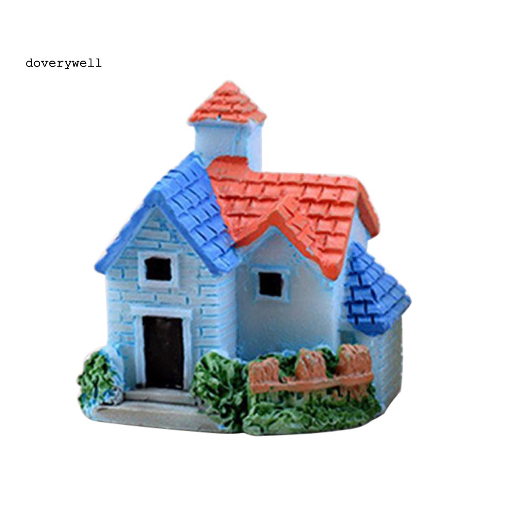Mô hình ngôi nhà thu nhỏ bằng nhựa resin dùng cho trang trí tiểu cảnh