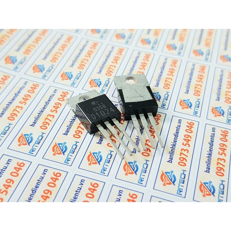 [Combo 2 chiếc] D1024 2SD1024 Transistor NPN 100V 8A 50W TO-220