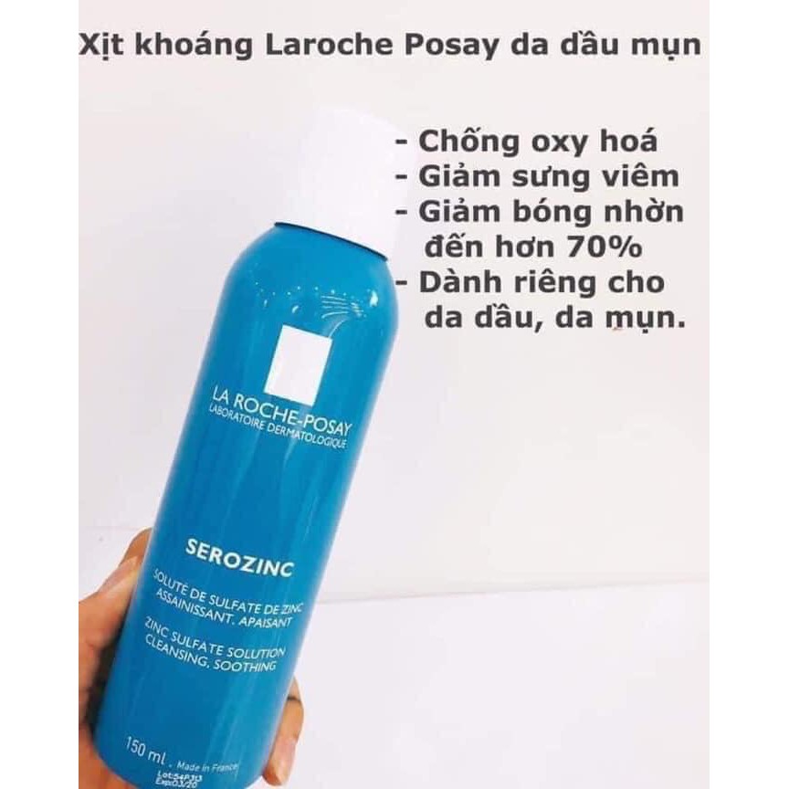 Xịt khoáng  lrp serozinc - dòng xịt khoáng chuyên cho da dầu mụn