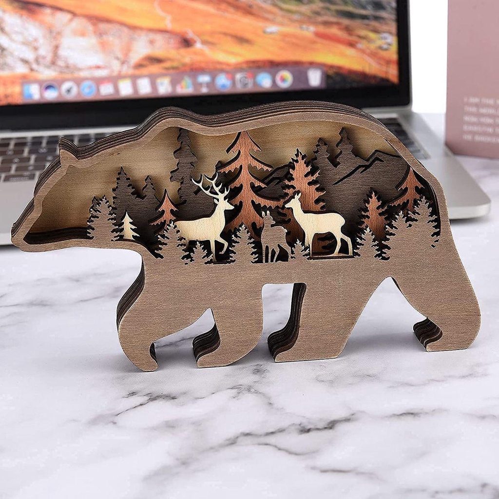 Phụ Kiện Trang Trí Giáng Sinh Để Bàn Nhiều Tầng Sáng Tạo