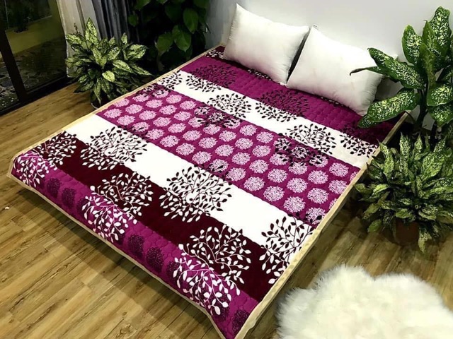 Thảm Lông Cừu Làm Nệm Đệm, Trải Sàn Đa Năng 3 Lớp Siêu Dày
